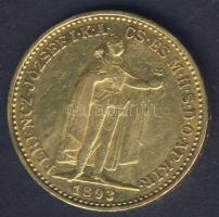 1893. 20K Au 6,775g "kiskirály"! T:2-/3+ R!