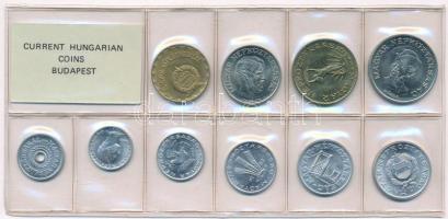 1983. 2f-20Ft (10xklf) érmés forgalmi sor fóliatokban T:1 Adamo FO16