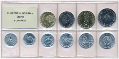 1986. 2f-20Ft (10xklf) érmés forgalmi sor fóliatokban T:1 Adamo FO19