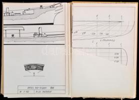 Marjai Imre - Kő Tamás: Történelmi hajók modellezése. Bp., 1966, Táncsics. Mellékletekkel. Vászonköt...