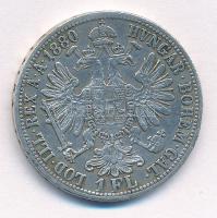 Ausztria 1880. 1Fl Ag "Ferenc József" T:2-,3  
Austria 1880. 1 Florin Ag "Franz Jose...