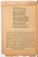 1925 SZEFHE Hírek. 1925. május. Főszerk.: Radnóti István. Szerk.: Puskás István. Kiadja az egyesület...