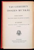 Vas Gereben: Életunt ember. Regény. Vas Gereben összes munkái. IX. kötet. Gyulay László rajzaival. B...