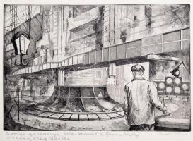 Grafikák a kohó- és gépipar életéből (Képcsarnok V.), 30 db rézkarc, papír, jelzettek (Kondor Lajos,...