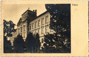 1933 Pápa, M. kir. állami tanítóképző. Karczaghy fotólaboratórium kiadása (EK)