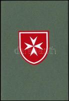 Máltai szeretetszolgálat üdvözlő lapja Kozma Ferenc atya aláírásával