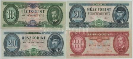 1962-1986. 7db-os vegyes magyar forint bankjegy tétel T:I-,II,III szép papír