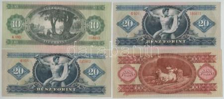 1962-1986. 7db-os vegyes magyar forint bankjegy tétel T:I-,II,III szép papír