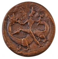 Madarassy Walter (1909-1994) DN "Sárdy János 1907-1969" kétoldalas, öntött Br plakett (89m...