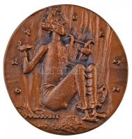 Madarassy Walter (1909-1994) DN "CHR W GLVCK 1714-1787 / Orfeus" kétoldalas, öntött Br pla...