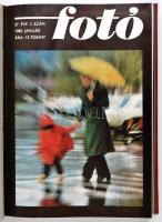 1979-1980 Fotó folyóirat. 26. évf. 1-12. sz.+27. évf. 1-12. sz. 2 teljes évfolyam, két kötetbe kötve...
