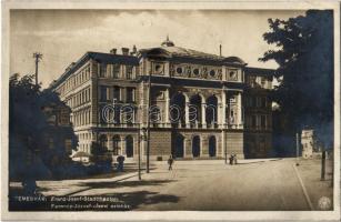 1913 Temesvár, Timisoara; Franz-Josef-Stadttheater / Ferenc József városi színház / theater (EB)