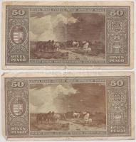 1945. 50P (2x) T:III,III-
Adamo P15