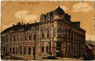 1921 Siklós, Takarékpénztár palota, üzlet (Rb)
