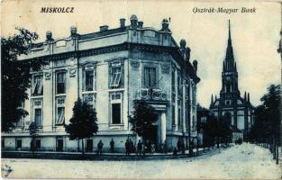 1927 Miskolc, Osztrák-Magyar Bank, Belvárosi református templom (fa)