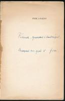 Vegyes könyvtétel, szerzői dedikációkkal, 2 db: 
Darázs Endre: Vasszobor. Bp., 1948, Egyetemi Nyomd...