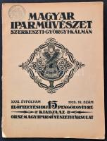 1928 a Magyar iparművészet 31. évf. 10. száma, érdekes írásokkal