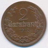Bulgária 1912. 2s Br T:1-,2 Bulgaria 1912. 2 Stotinki Br C:AU,XF Krause KM#23.2