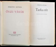 Fekete István két könyve: Őszi vásár (Bp., 1962); Tarka rét (Bp., 1973). Vászonkötésben, papír védőb...
