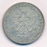 Lengyelország 1976. 200Zl Ag "XXI. Olimpia" T:2 patina
Poland 1976. 200 Zlotych Ag "...