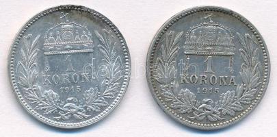 1915KB 1K Ag "Ferenc József" (2x) T:1-,2
Adamo K5.1