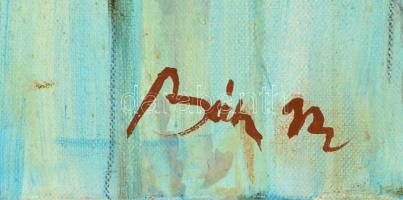 Bán jelzéssel: Ülő akt. Olaj, vászon, 75×55 cm