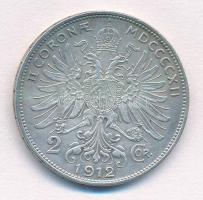 Ausztria 1912. 2K Ag "Ferenc József" T:1-,2 
Austria 1912. 2 Corona Ag "Franz Joseph...