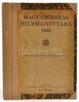 Magyarország helységnévtára 1941. Bp., 1941, Hornyánszky. Későbbi félvászon kötésben, jó állapotban.