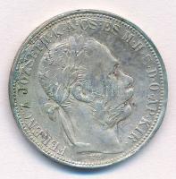 1890KB 1Ft Ag "Ferenc József / Barokk címer" T:2- lapkahiba
Adamo M15