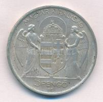 1939. 5P Ag "Horthy balra" T:1- kis patina Adamo P8.2