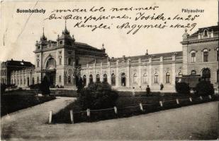 1913 Szombathely, Pályaudvar, Vasútállomás (EB)