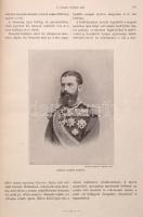 cca 1900 Azonosítatlan társasági folyóirat belívei. Benne számos uralkodó képével, kihajtható társas...