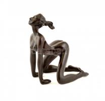 Erotikus szobor, műgyanta, m: 14,5 cm