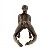 Erotikus szobor, műgyanta, m: 14,5 cm