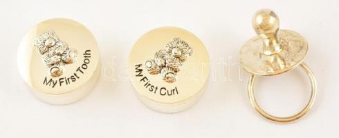 Trausured Childhood újszülött "csomag", ezüstözött alpakka, eredeti dobozában, összesen:3 ...