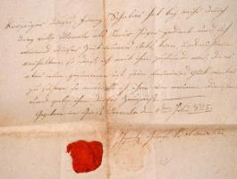 1825 okmány 6kr szignettával