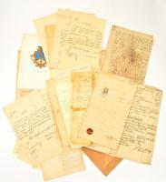 cca 1790-1890 Esterházy birtokokkal kapcsolatos okmányok gyűjteménye. Magyaralmási vonatkozású okmányok, összeírások, inventáriumok, kérvények, okmánybélyeges iratok