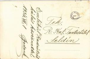 1934 Nemesradnót, Radnót, Radnovce; Pósa Lajos mellszobra / statue. photo