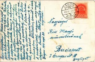 1941 Zágon, Zagon; állami iskola / school. photo (fa)