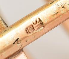 WMF toast tartó, ezüstözött alpakka, jelzett, m:11 cm, h:17 cm