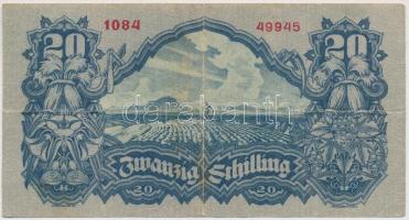 Ausztria 1945. 20Sch T:III 
Austria 1945. 20 Schilling C:F 
Krause 116