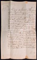 1780 A bóczabánya (ma: Vyšná Boca / Királyboca) bíró és esküdtek latin nyelvű oklevele a Zmeskal-család birtokügyében, szlovák nyelvű tanúságlevél átírásával, papírfelzetes rányomott pecséttel