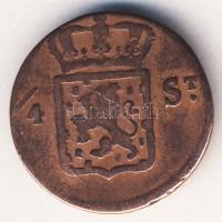 Holland Kelet-India 1826. 1/4St T:3/4+