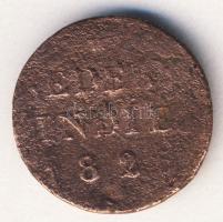 Holland Kelet-India 1825. 1/4St T:4+