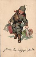 Military WW. I. litho