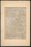 1804 Bereg vármegye térképe. C(omitatus) Bereghiensis. XL. In: [Korabinszky János Mátyás]: Korabinsk...