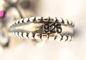 Ezüst(Ag) 4 db charm, jelzett, bruttó: 8,1 g