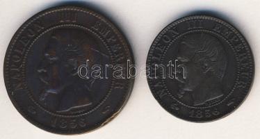 Franciaország 1856A 5c, 10c III.Napóleon T:3,3-