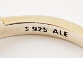 Ezüst(Ag) Pandora gyűrű, jelzett, méret: 59, bruttó: 2,7 g