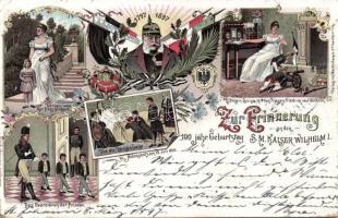 1897 kaiser Wilhelm I. Litho (EK)